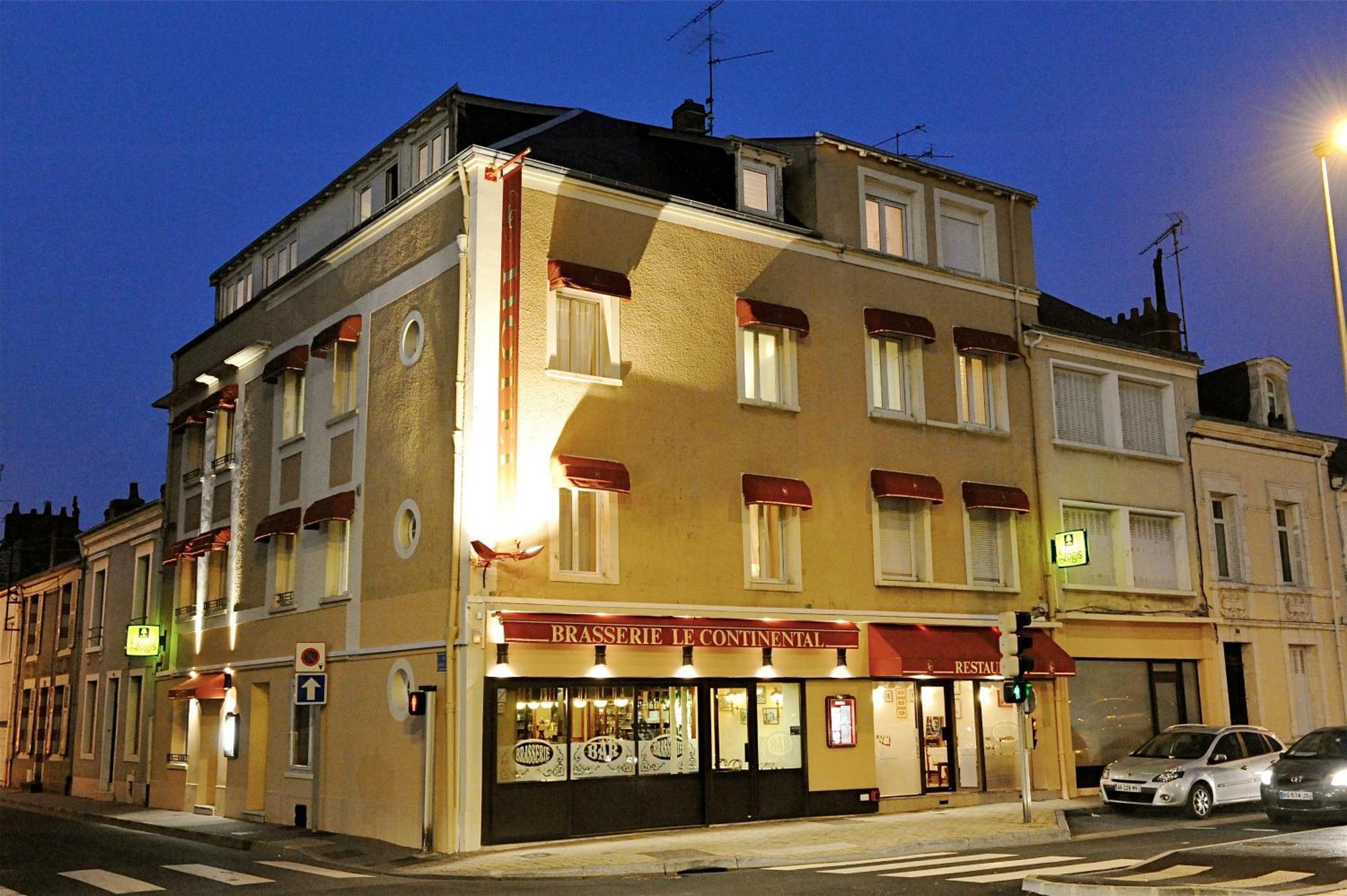 Logis Hotel Le Continental Châteauroux Zewnętrze zdjęcie